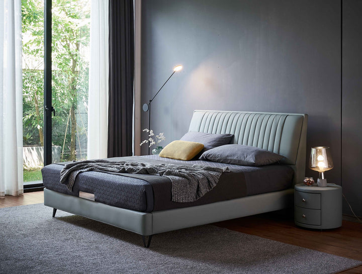 A-WF019 Upholstered Bed